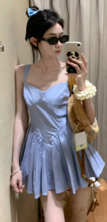 French-style 2026 New Pretty Women's Summer Short Dress