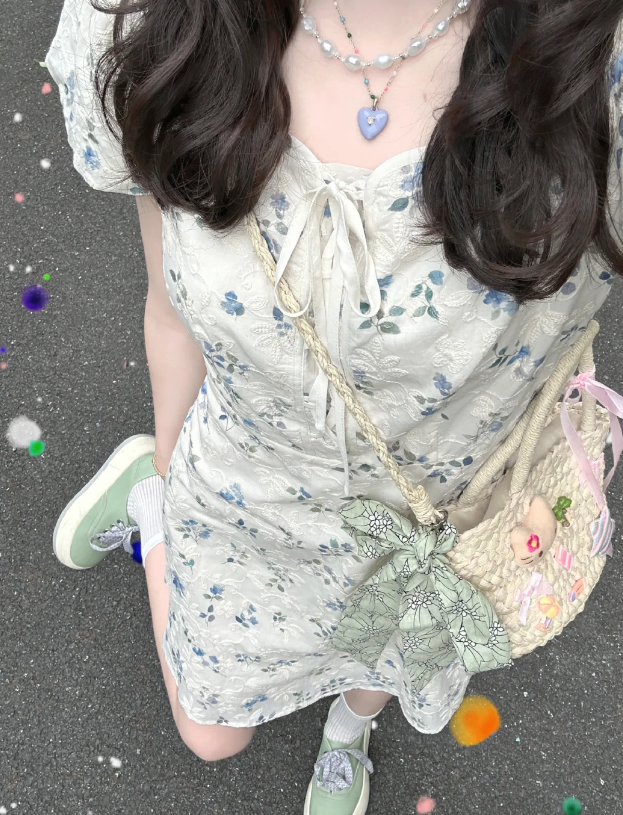 French-style 2026 New Pretty Women's Summer Short Dress