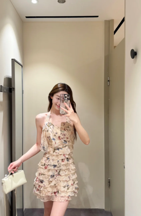 French-style 2026 New Pretty Women's Summer Short Dress