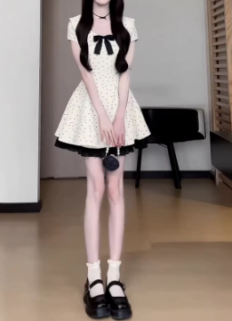 French-style 2026 New Pretty Women's Summer Short Dress