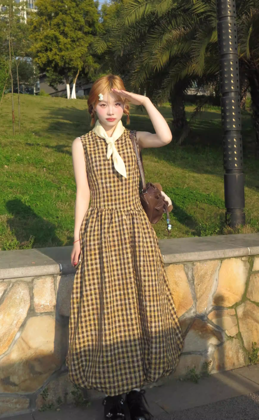 New Pretty French-style Elegant Summer Women's Long Dress
