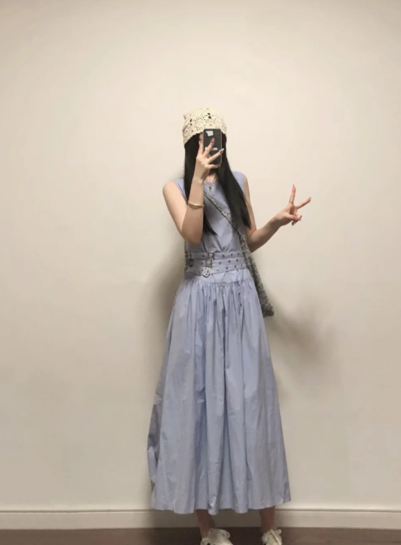 New Pretty French-style Elegant Summer Women's Long Dress