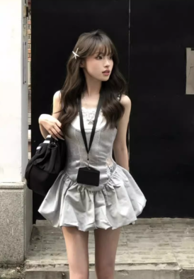 French-style 2026 New Pretty Women's Summer Short Dress