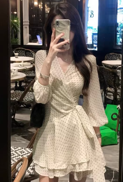 French-style 2026 New Pretty Women's Summer Short Dress