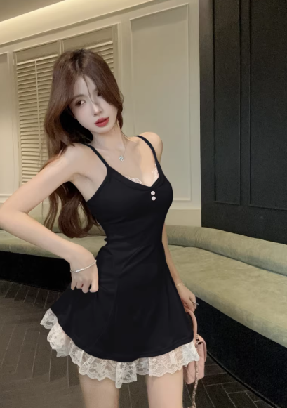 French-style 2026 New Pretty Women's Summer Short Dress
