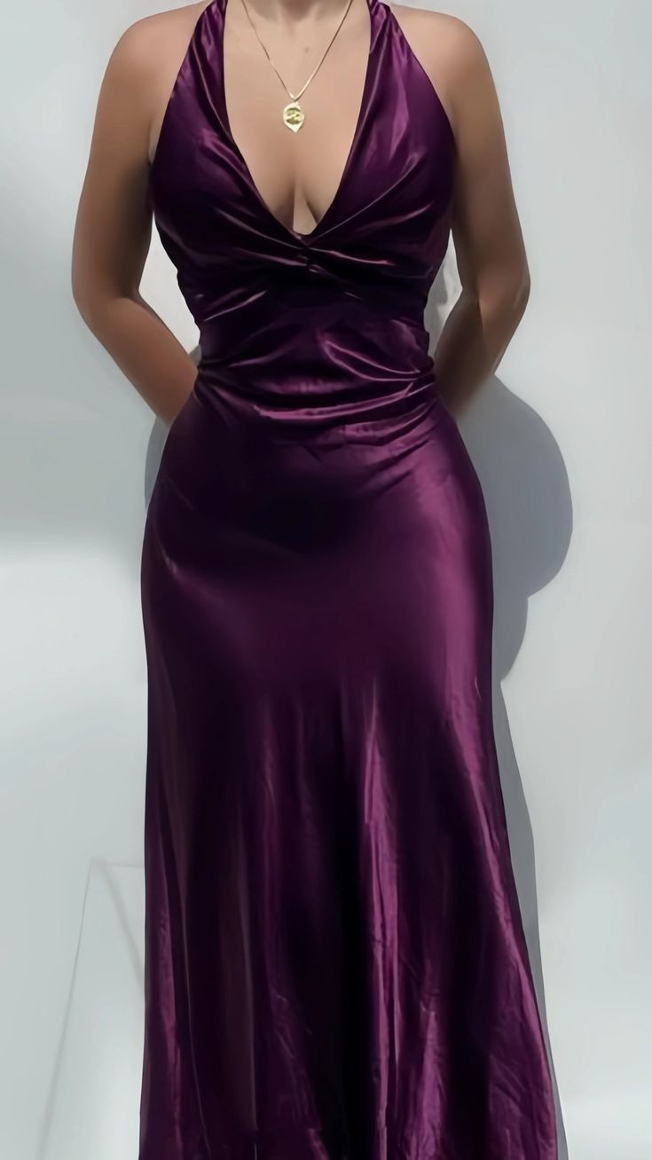 Sexy V-Neck Long Prom Evening Dress, Simple Mermaid Party Dress