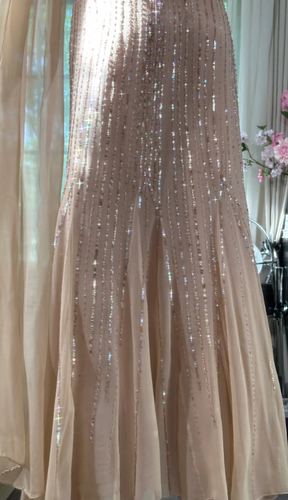 Sexy Mermaid Beading Prom Party Dress 21st Birthday Outfit