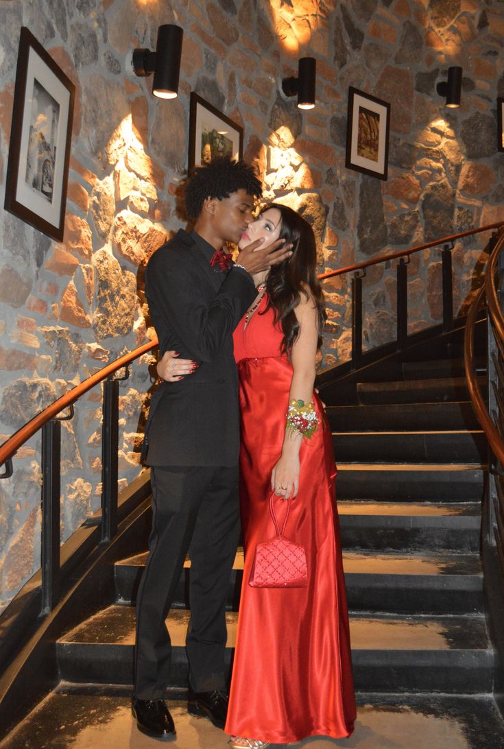 V Neck Red Prom Dress Formal Graduation Party Dress