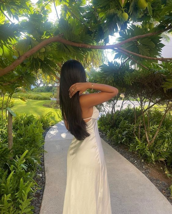 White Elegant Long Evening Gown Prom Dress