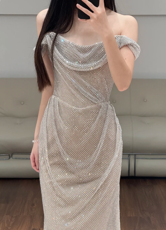 Off The Shoulder Mermaid Prom Dress 21st Birthday Outfit