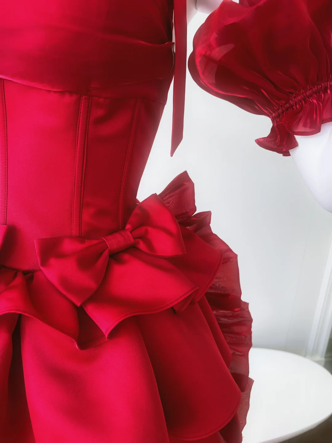 Red Short Prom Dress Sexy Evening Dress Graduation Dress Birthday Outfit