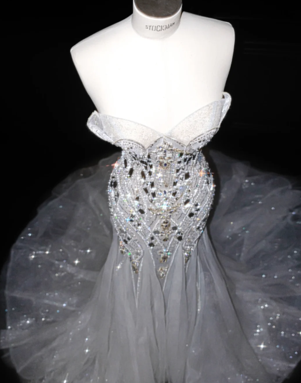 Luxurious Beading Prom Party Dress Sexy Mermaid Evening Dress 22nd Birthday Outfit