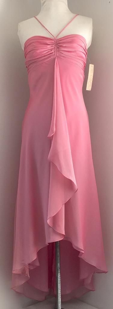 Sexy Pink Chiffon Long Prom Dress Party Gown