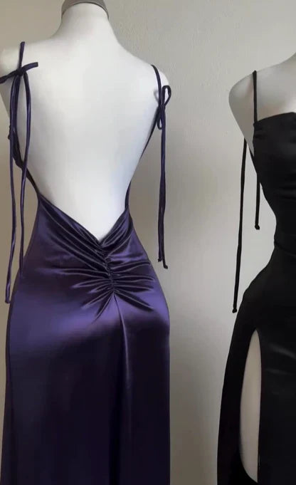 Sheath Long Prom Dress Backless Evening Party Dress