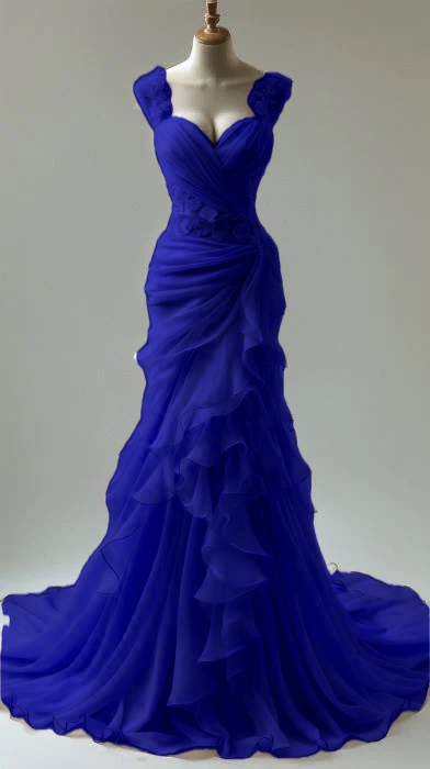 Elegant Sweetheart Mermaid Lace Appliques Party Dress Long Prom Dresses