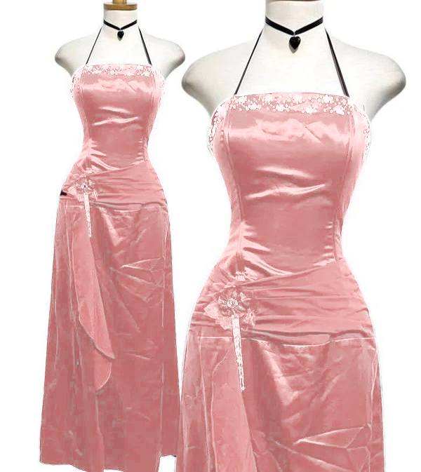 Halter Prom Party Dress Long Formal Evening Dress