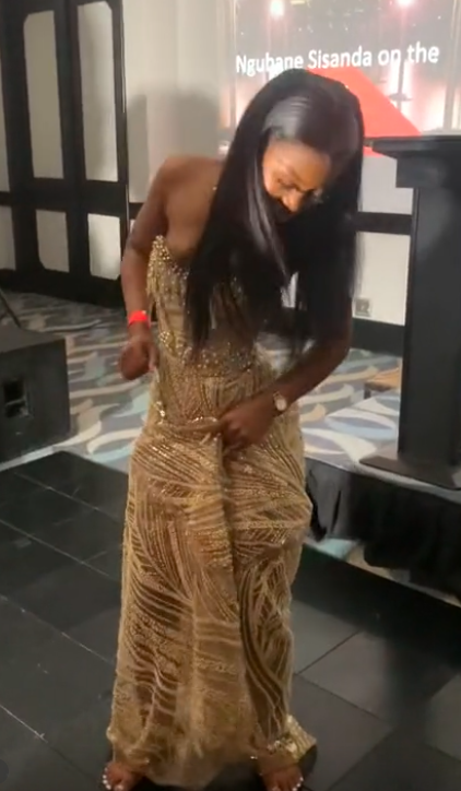 Sexy Gold Long Prom Dress Evening Party Dresses With Slit