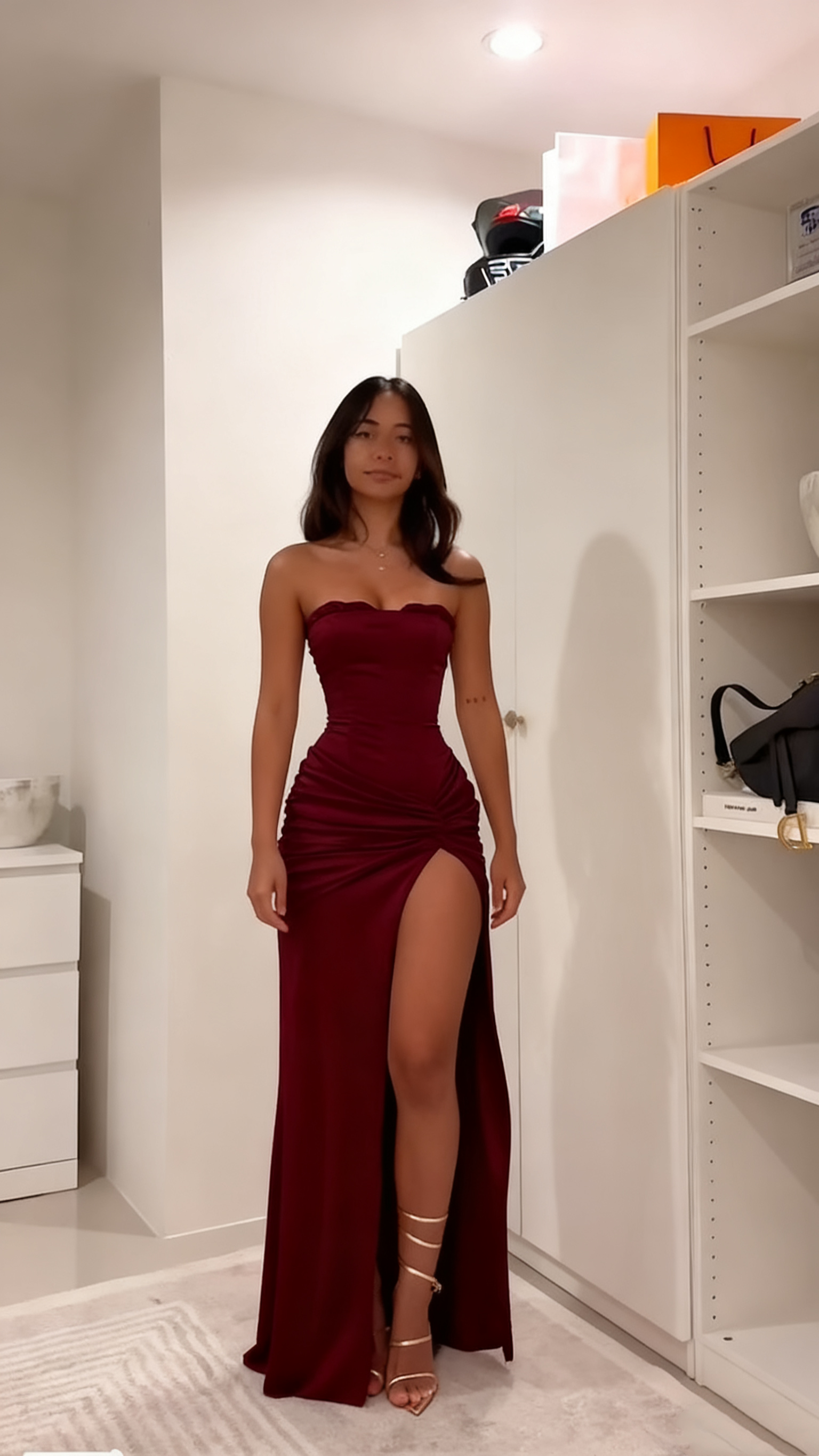 Strapless Formal Dress Long Evening Party Dresses