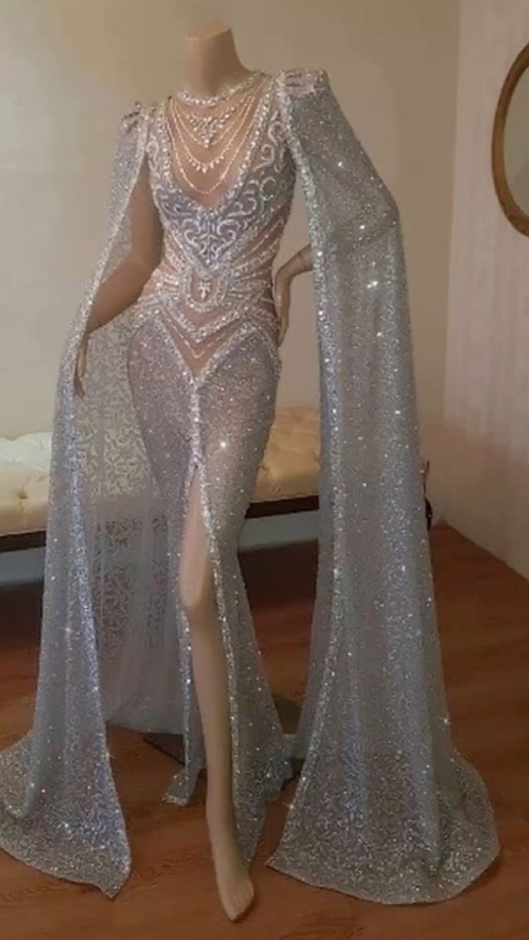 Unique mermaid prom dress , sexy prom dress