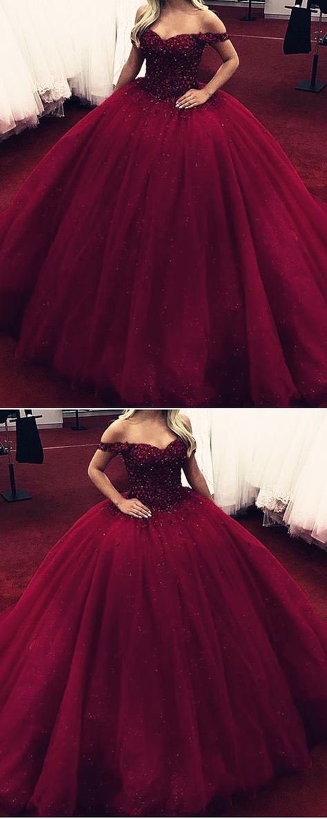 Off the shoulder luxury crystals sweet 16 quinceanera dresses