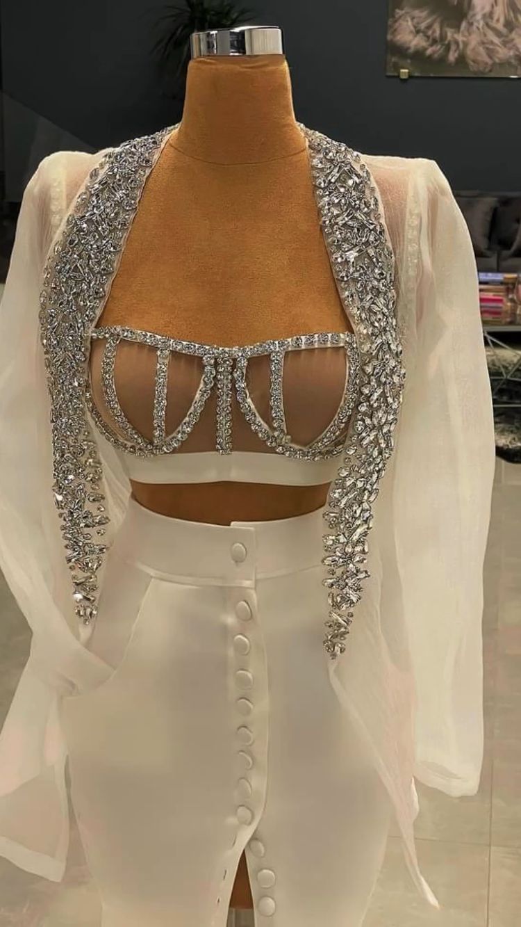 Charming Mermaid Long Prom Dress Handmade Evening Dress