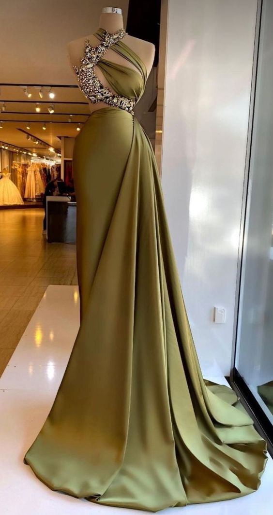 Uniuqe Mermaid Prom Dress ,Chic Long Evening Dress