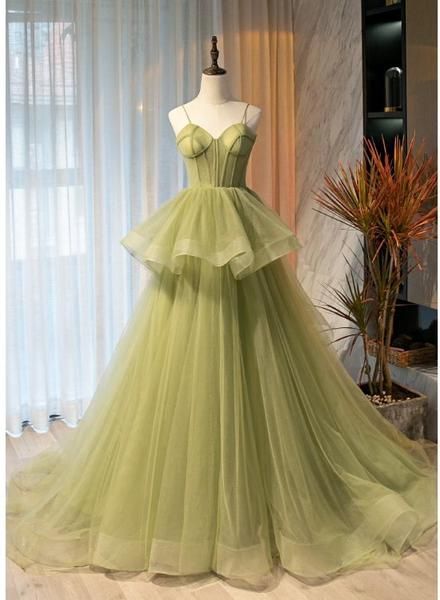 Beautiful Sweetheart Layers Princess Formal Gown, Tulle Long Party Dress Prom Dress