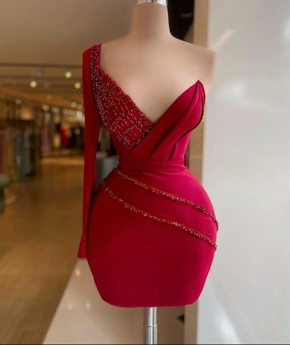 African beaded wear-lady’s fashion dress short party dress