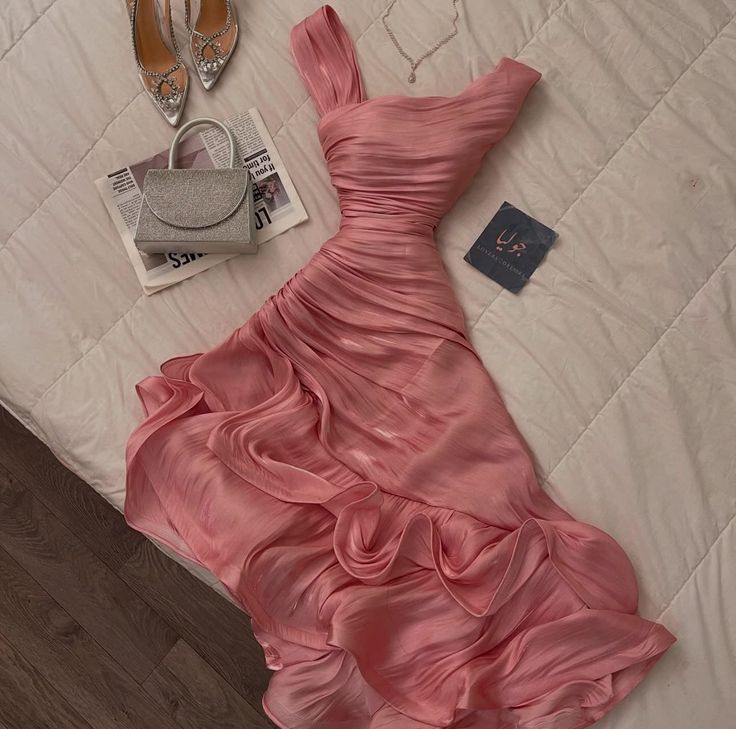 Pink Prom Dresses Evening Party Dress