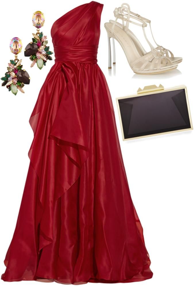 One Shoulder Long Prom Dress, Elegant Evening Party Dress
