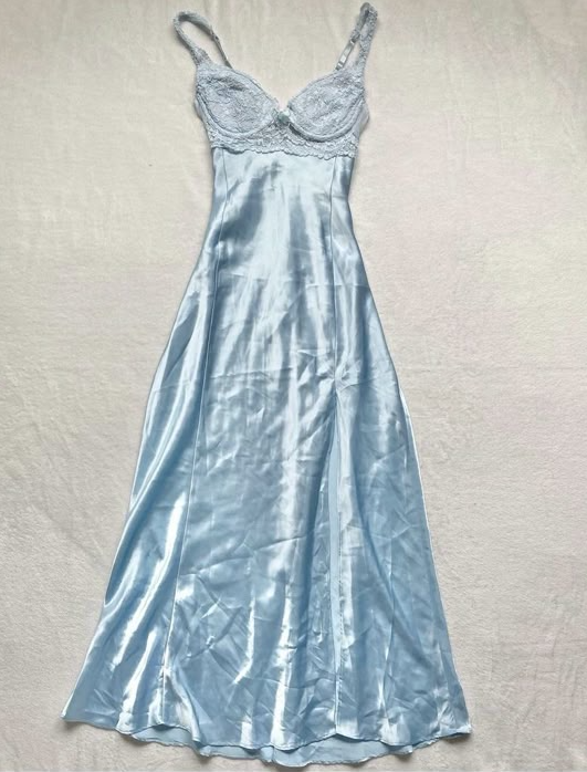 Blue Long Evening Dresses Fashion Party Gowns