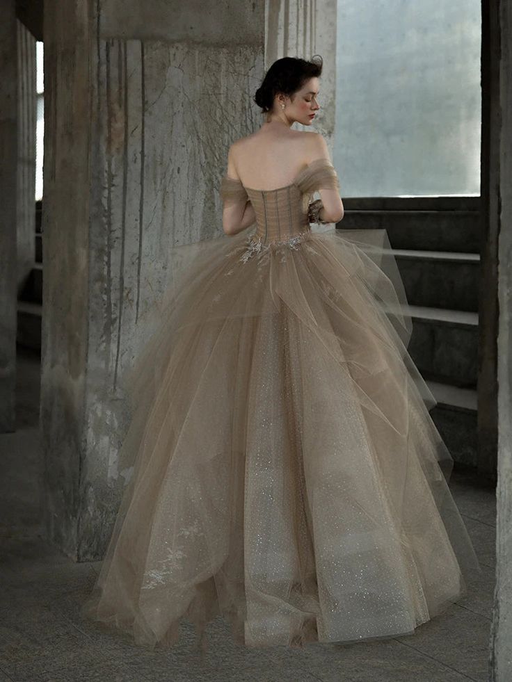 Tulle Lace Long Prom Dress, Evening Formal Dress