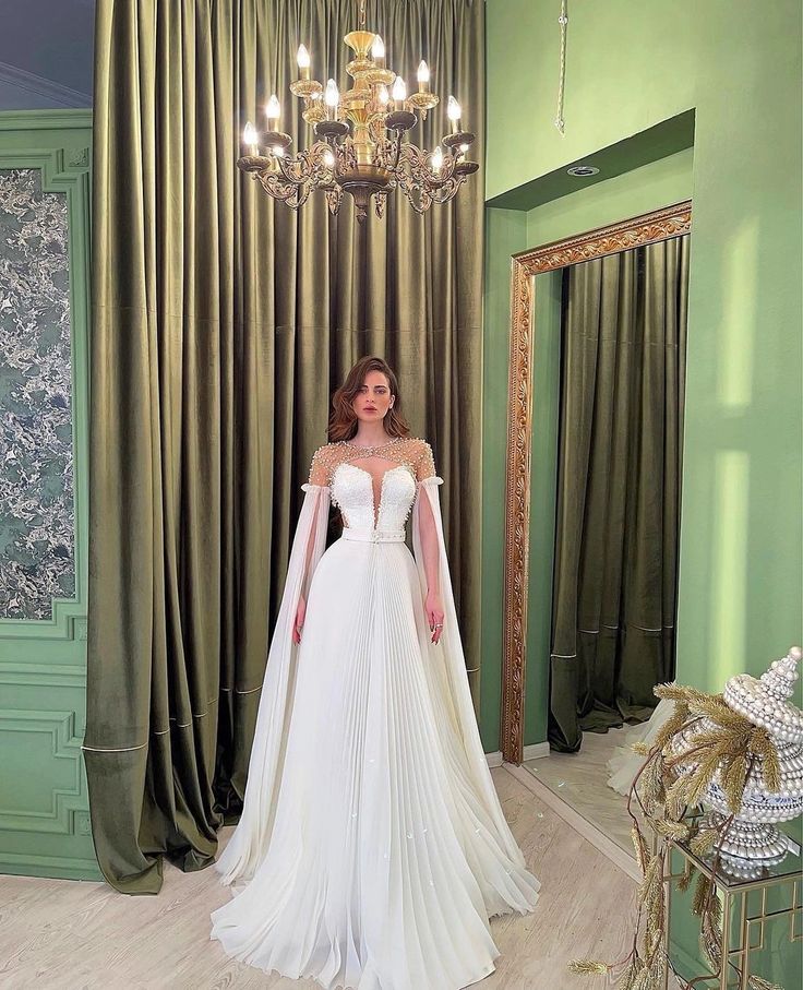 A line Long evening dress for women elegant and gorgeous party dress