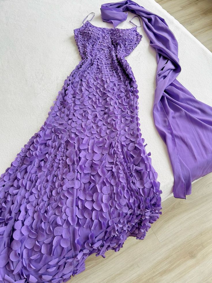 Purple Party Prom Dresses Long Evening Dress