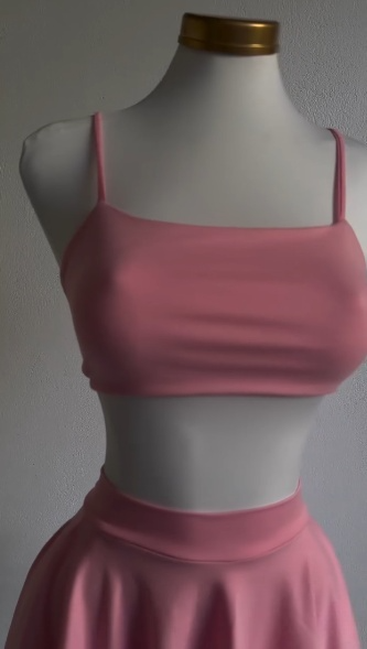 Pink Two Piece Birthday Outfit Short Evening Dress Cocktail Dresses Short Party Dress