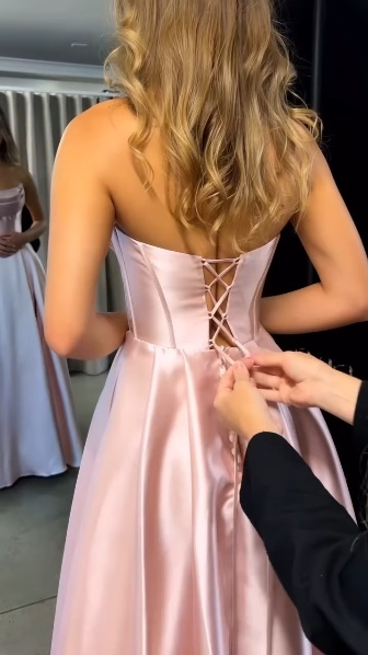 A Line Pink Formal Dress Party Dress Long Evening Dress Prom Dresses