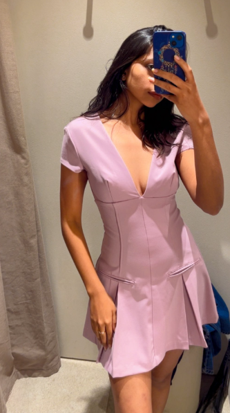 Sexy V Neck Birthday Outfit Short Evening Dress Short Party Dress Cocktail Dresses