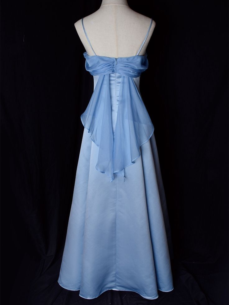 Vintage Spaghetti Straps Gown Elegant Prom Dresses