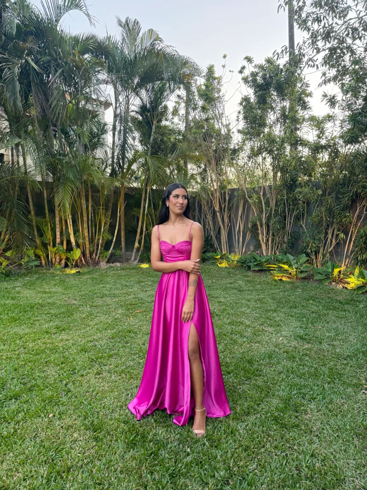 Simple Women Evening dress fashion A-line party dress