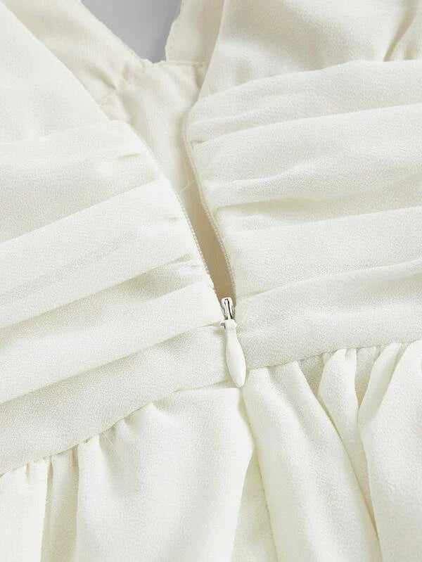 Vintage A line Straps Chiffon Homecoming Dress 18th Birthday Outfits