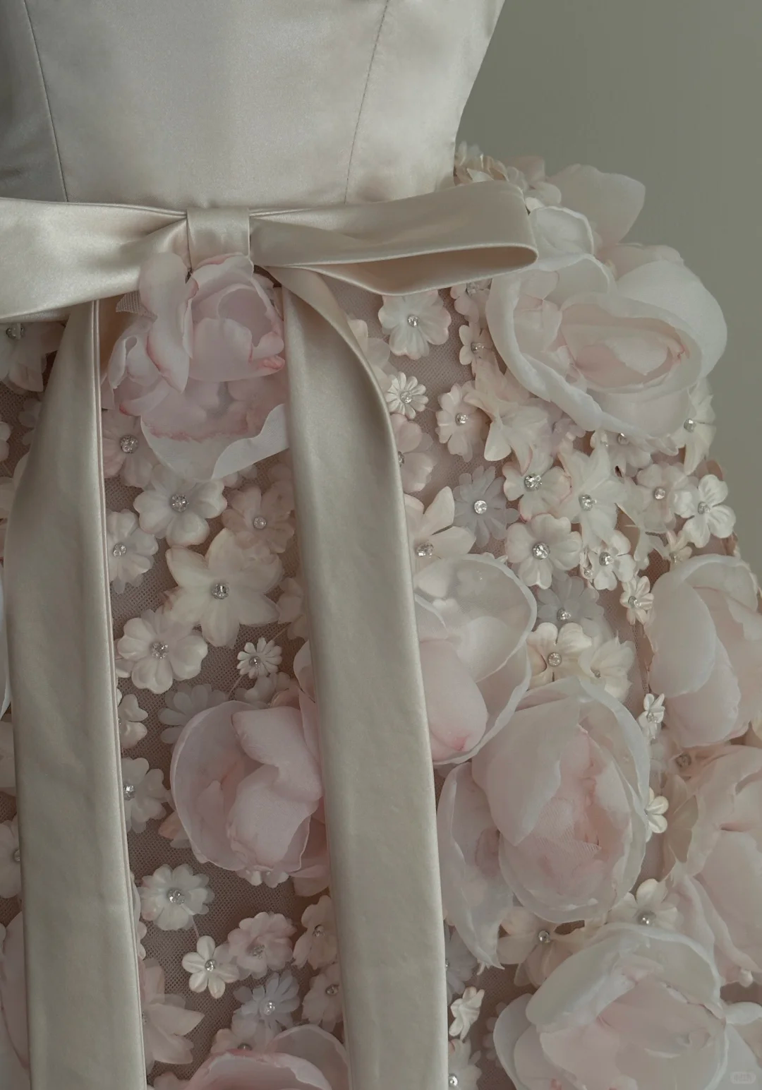 Pink Floral Long Prom Dress Sweet 16 Birthday Dress Evening Dress