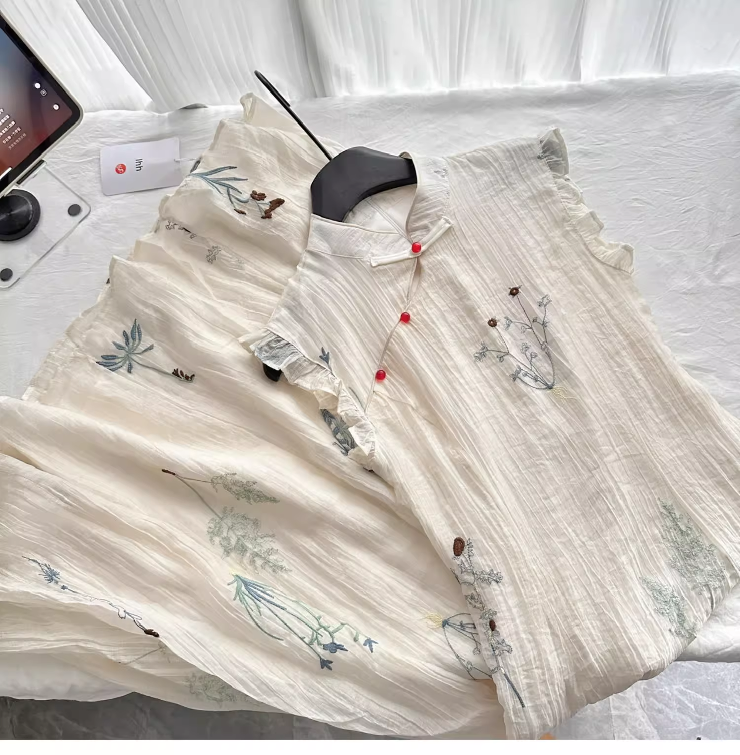 New Chinese Style Retro Embroidered Vacation Dress Party Dress