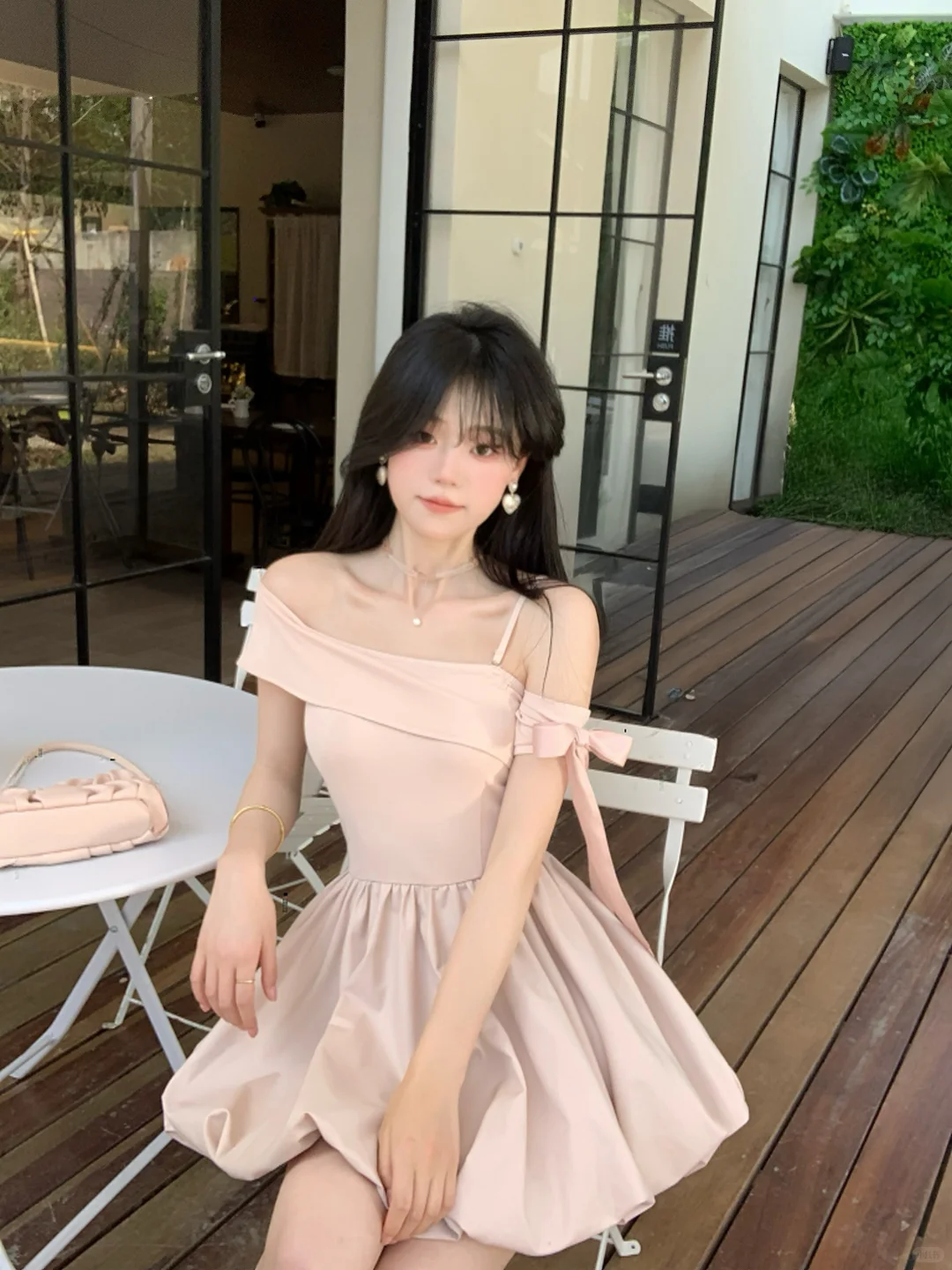 Elegant Off The Shoulder Pink A Line Short Party Dress Homecoming Dress