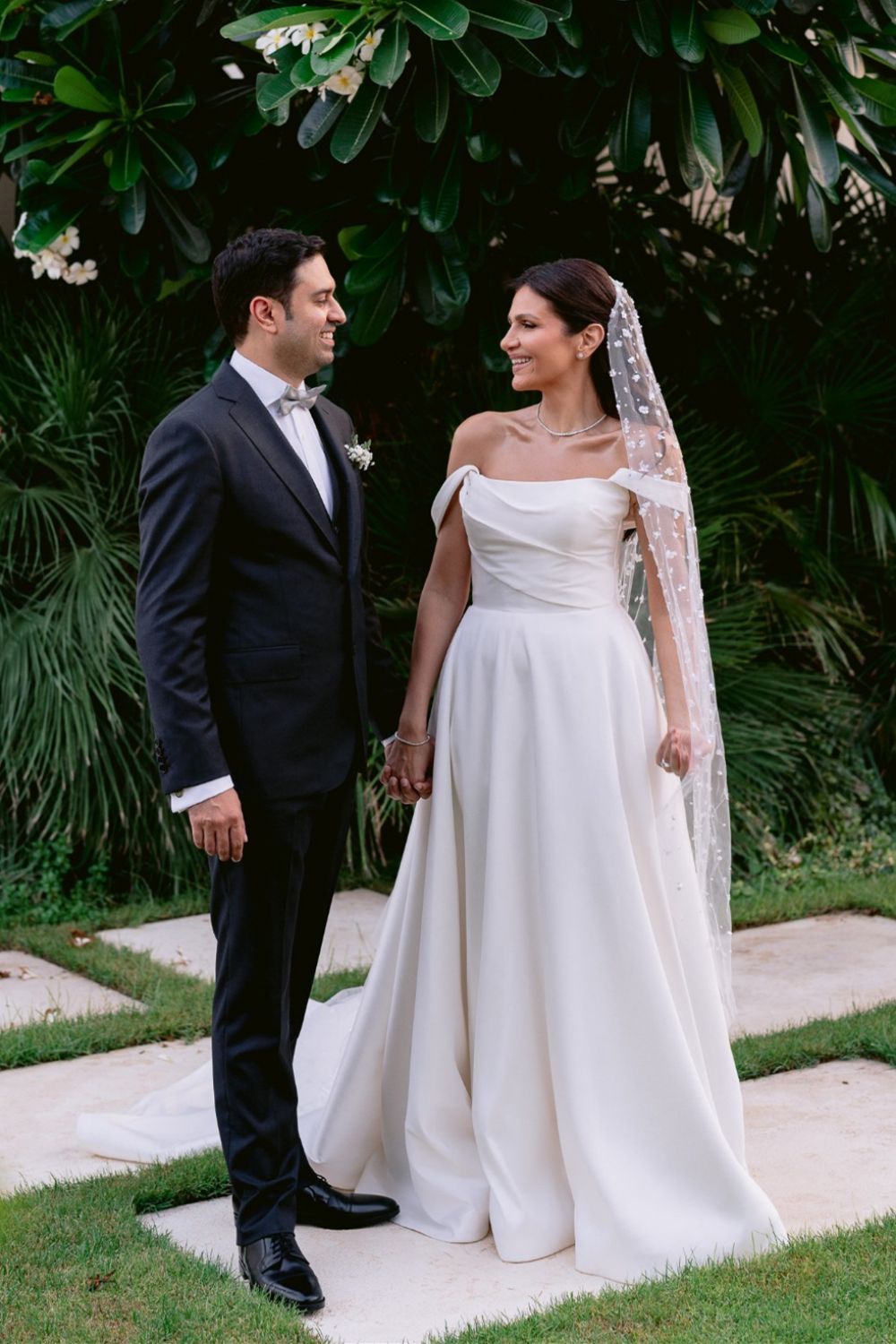 Elegant A Line Off the Shoulder White Long Wedding Dress with Ruched