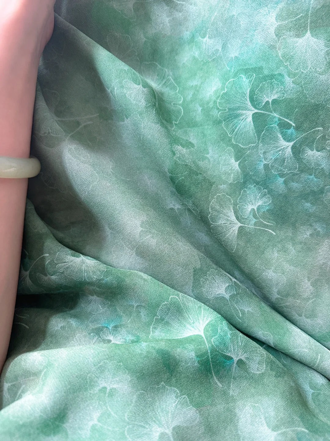 Elegant Dark Green Mermaid Ruffled Chiffon Long Prom Dress Evening Dress