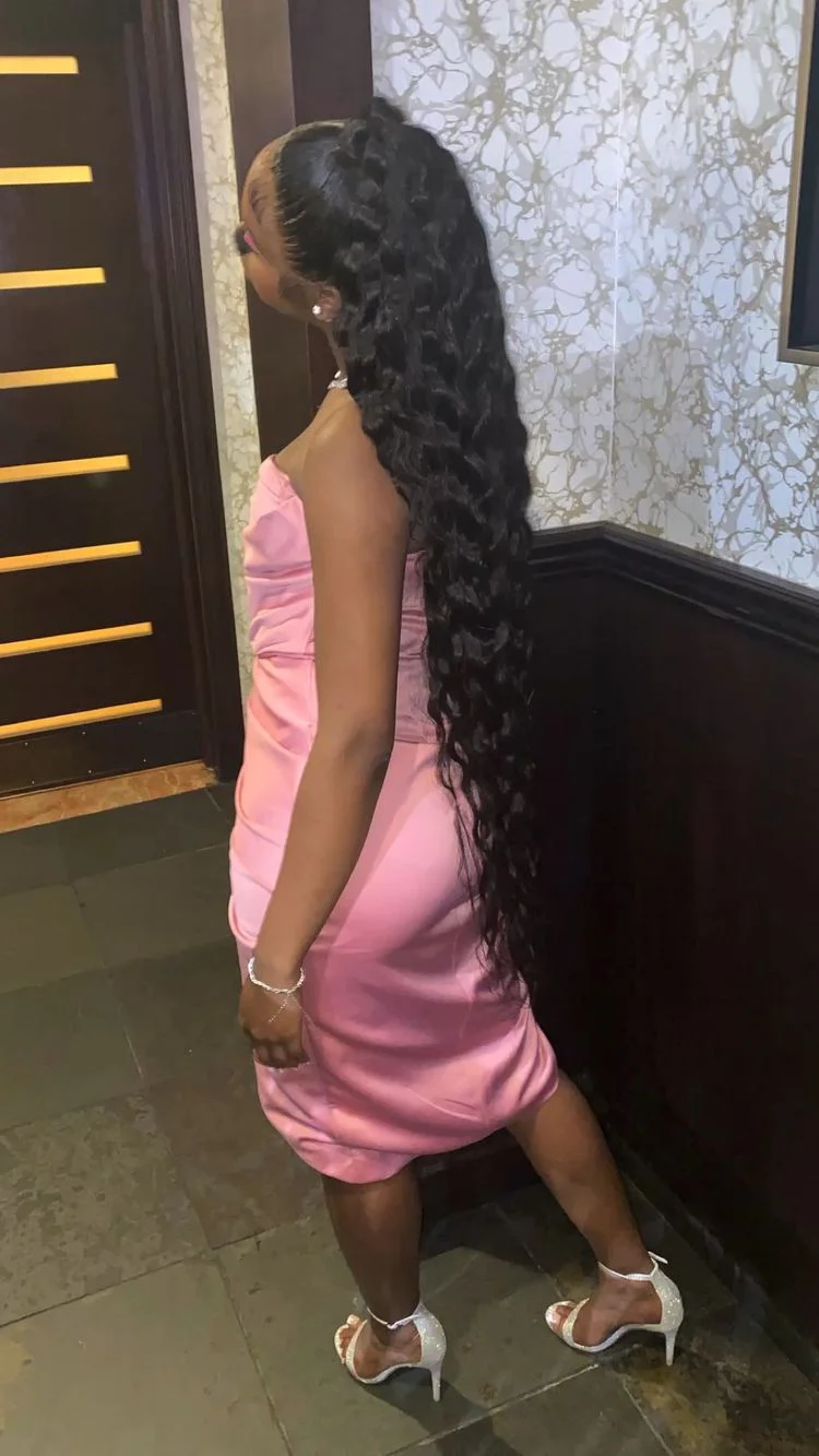 Pink 19th Birthday Dress Black Girl homecoming dress, birthday gown