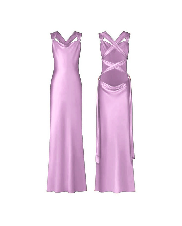 Hot Pink Long Prom Dress New Arrive Party Dress Evening Dress