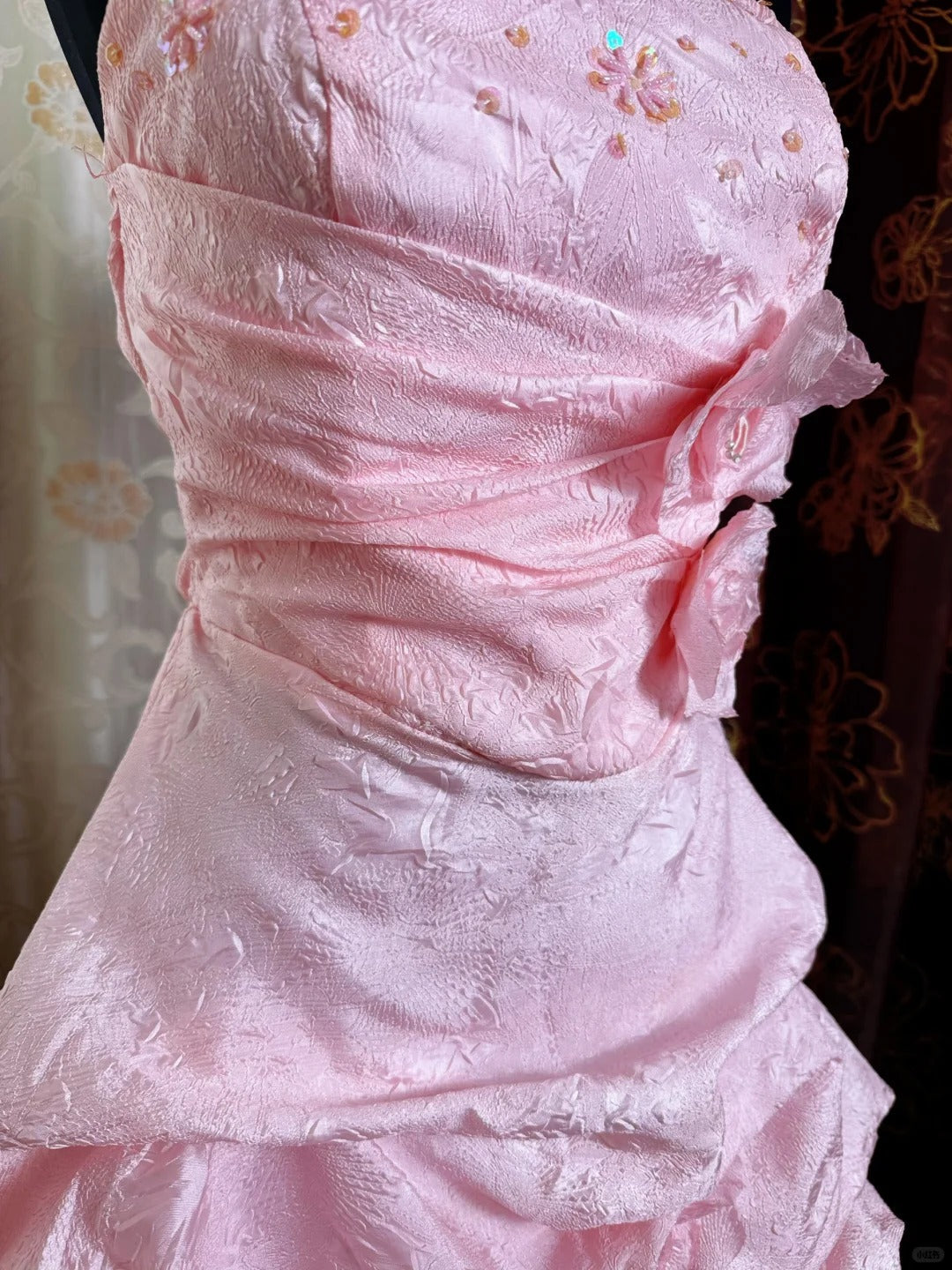 Pink Birthday Outfit Short Evening Dress Short Party Dress Vintage Homecoming Dress