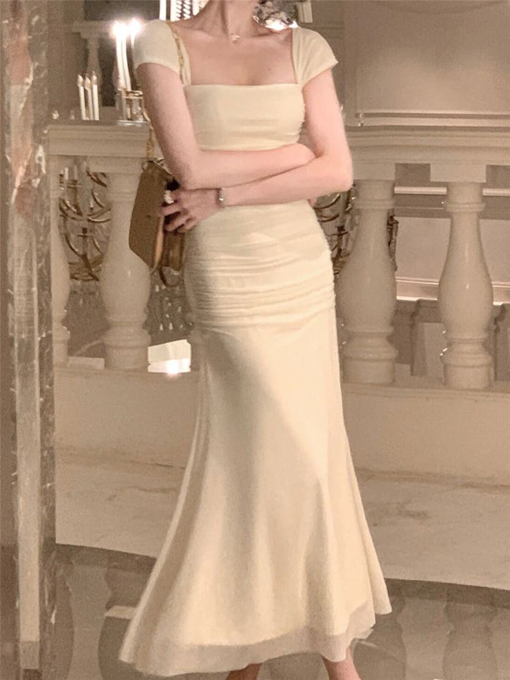 Elegant Summer New Fashion Evening Party Vintage Midi Dresses Bodycon Prom Dress