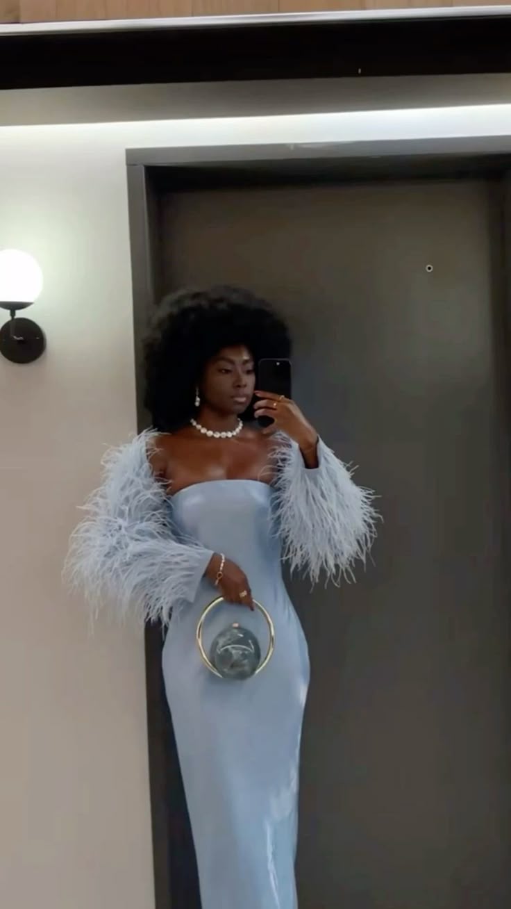 Sky Blue Party Dress Long Formal Evening Dress
